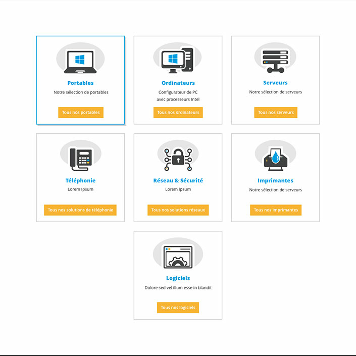Webdesign Evok Produits